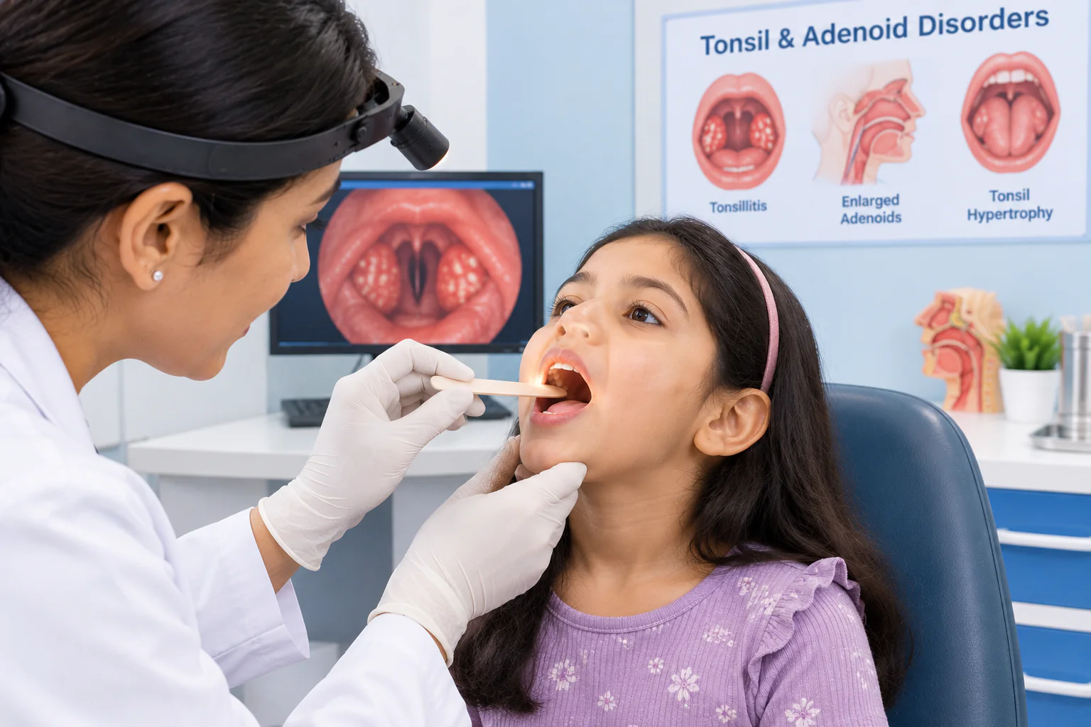 Tonsil and adenoid disorders care