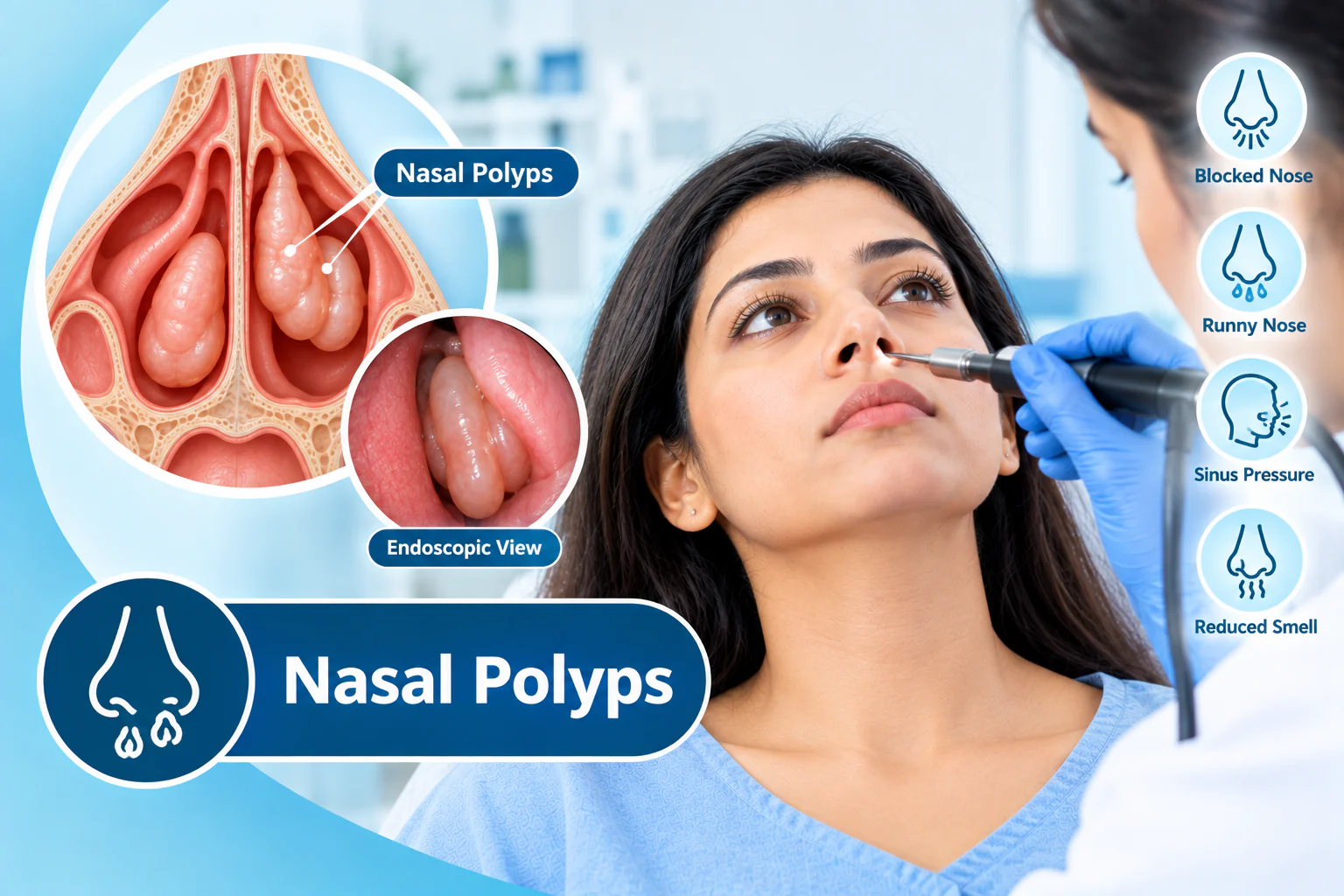 Nasal polyps treatment