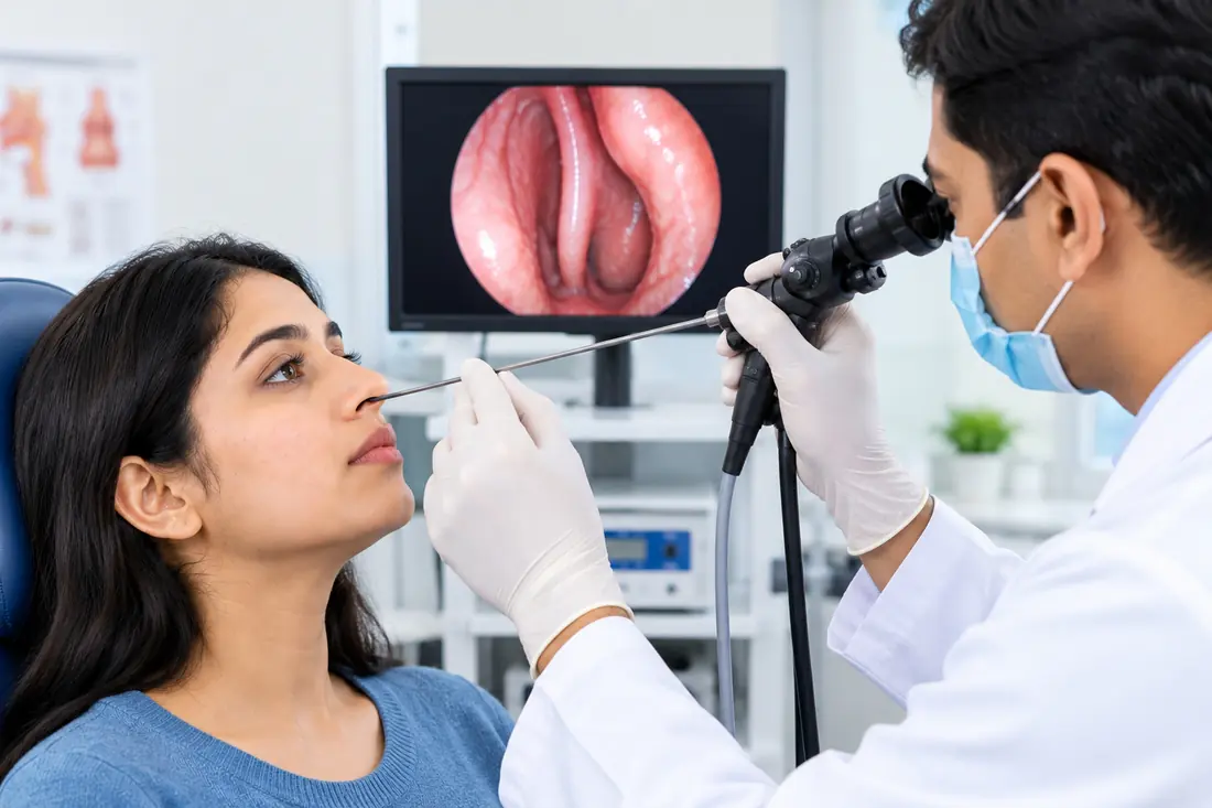 Diagnostic nasal endoscopy