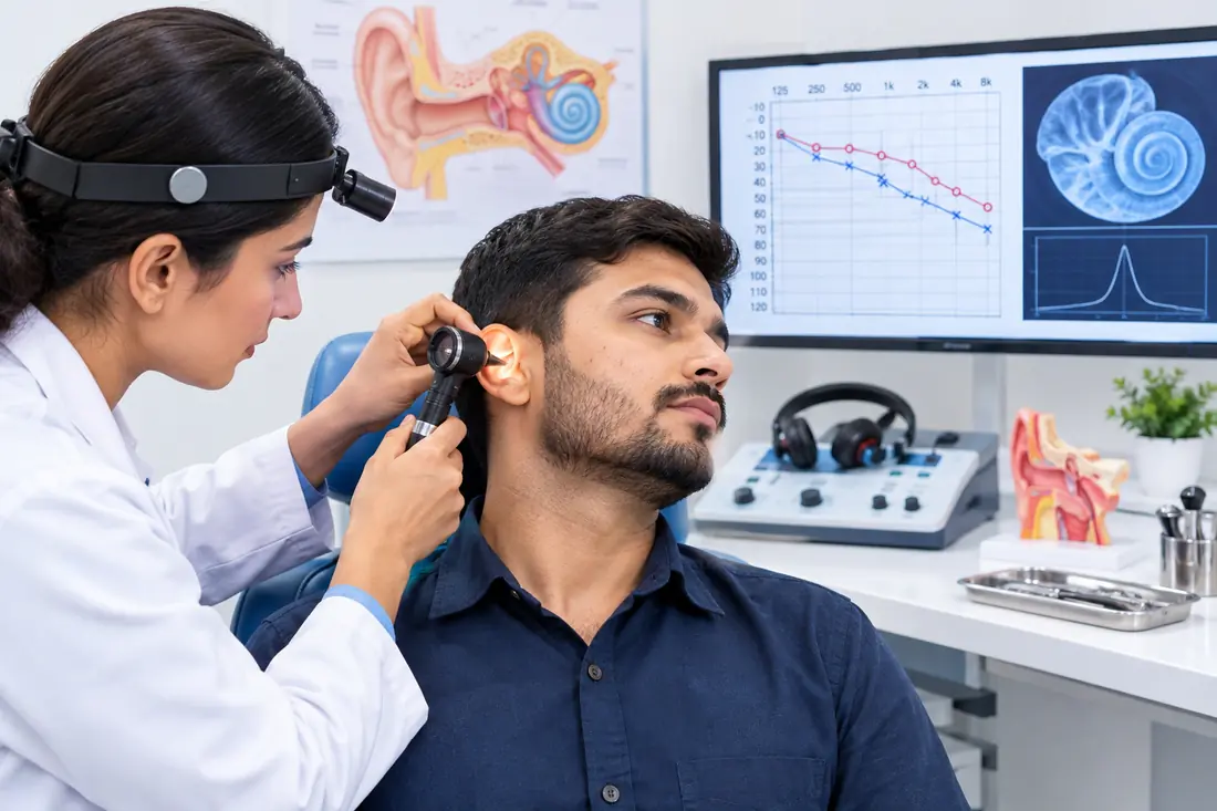 Hearing loss evaluation and ENT assessment